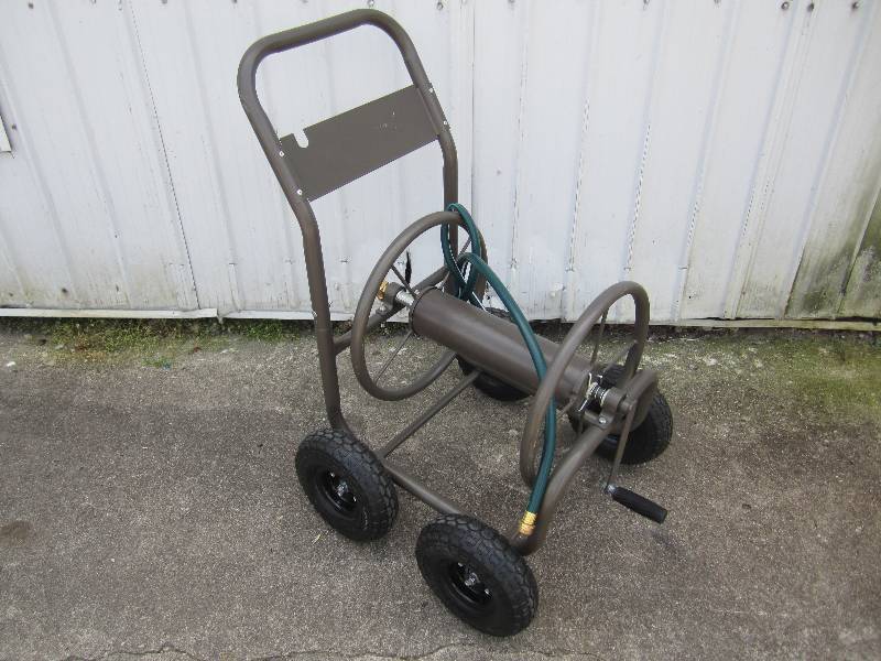 Hampton Bay 4-Wheel Hose Reel Cart