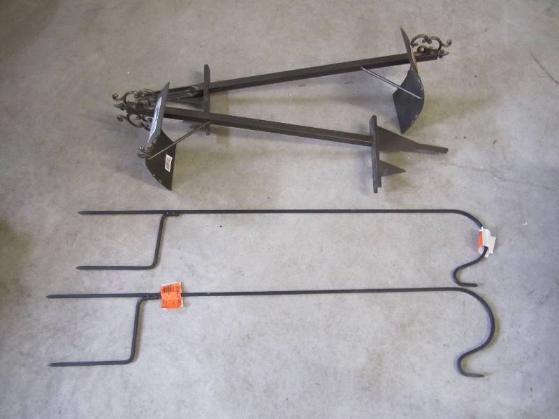lot 63 image: Lot of 2 Ground Stake Hose Stands (...