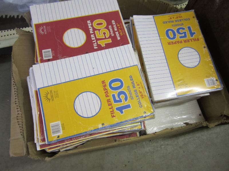 lot 92 image: Huge lot of College and Wide Ruled ...