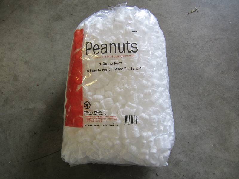 lot 93 image: Misc lot of Packing Peanuts Peel an...