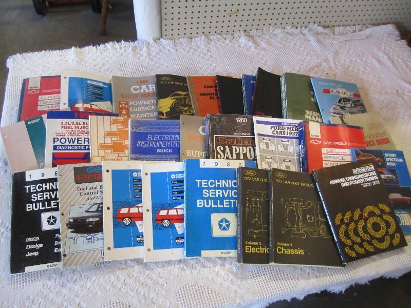 lot 96 image: Lot of Automotive Service Manuals...