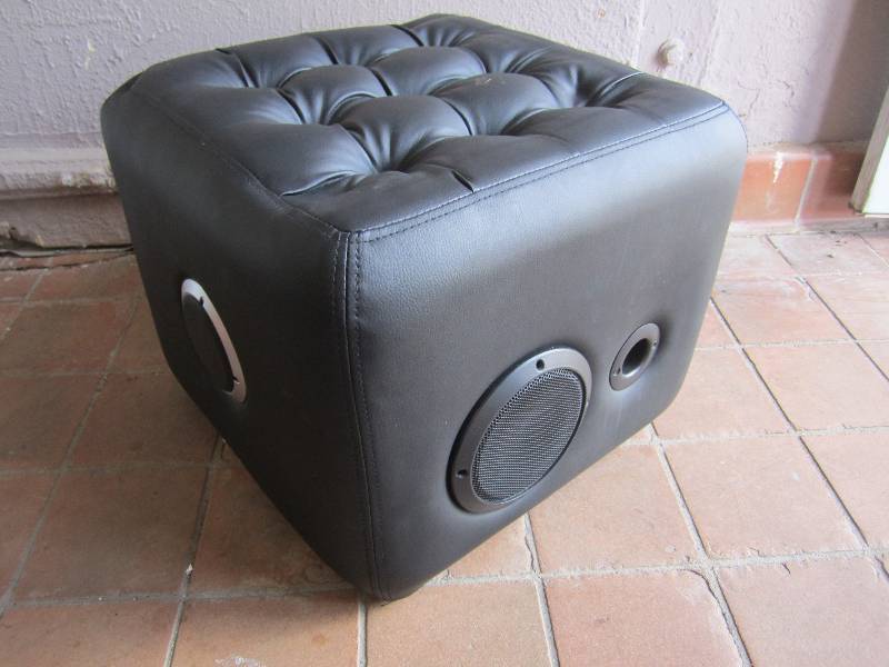 lot 144 image: Ion Sound Lounge Ottoman 3 Speakers...