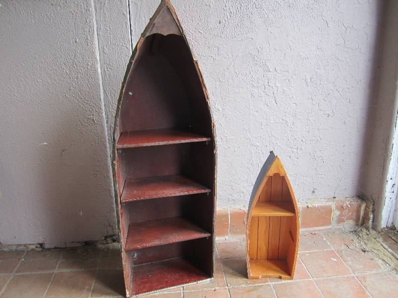 lot 216 image: Lot of 2 Boat Shelves 19 and 37 h...