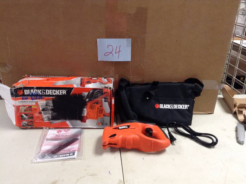 Black & Decker PHS550B Powered Handsaw open box never used
