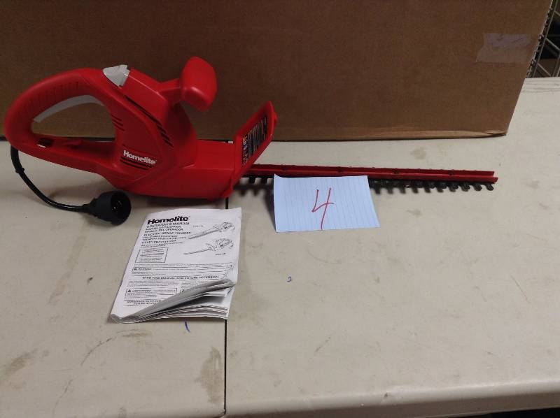 Homelite 17 in. 2.7-Amp Electric Hedge Trimmer  never used
