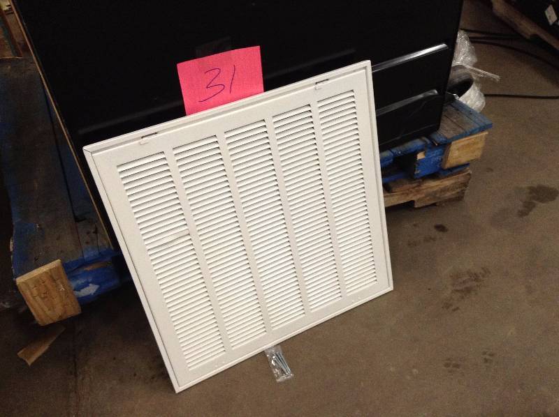 20x 20 Return Air Filter Grille open box never used smal nick in one side