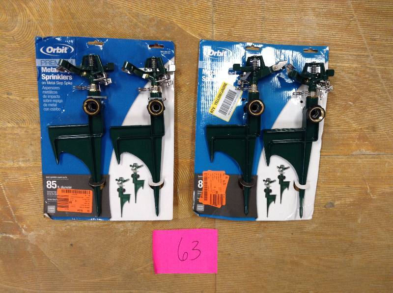 Lot of 2 Orbit Metal Sprinklers
