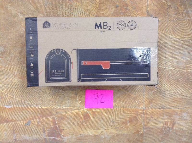 Architectural Mailbox Black