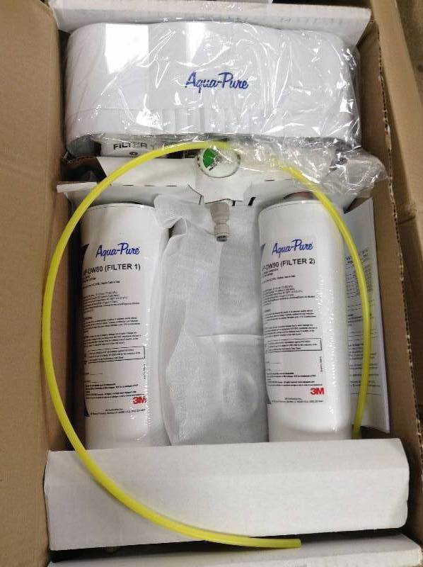 3M Aqua-Pure AP-DWS1000 LF Under Sink Dedicated Faucet Water Filter System not used