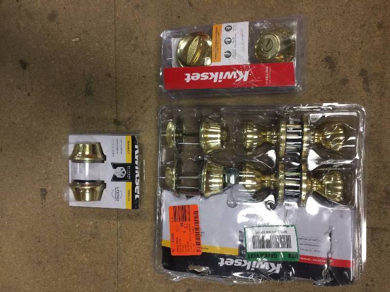 LOT of assorted door knobs