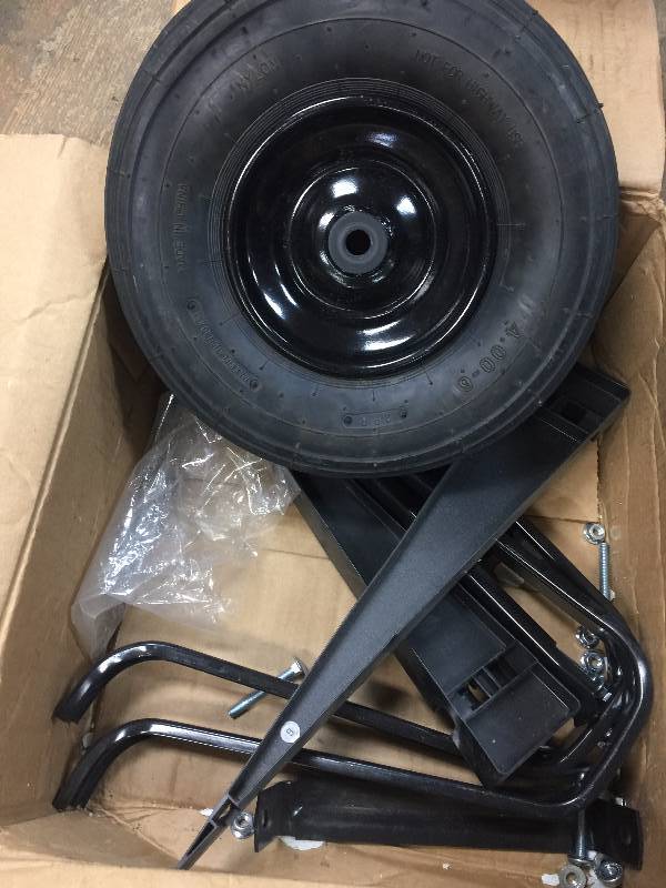 True Temper tire kit for 6 cu ft steel tray open box never used
