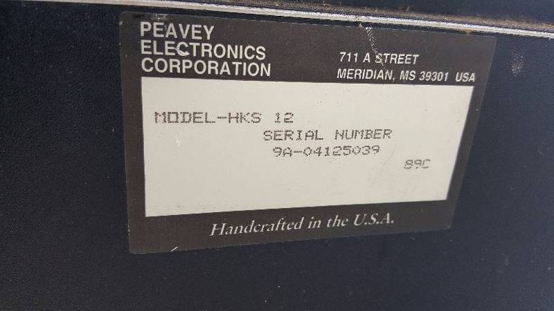 Peavy speakers