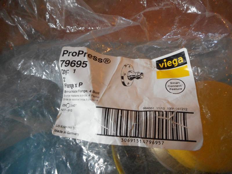 lot 221 image: Viega Pro Press 2 Flange XP
