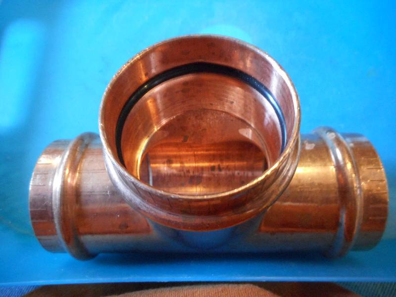 lot 235 image: Viega Pro Press UPC NSF-61 NDJ82 2 Copper Tee