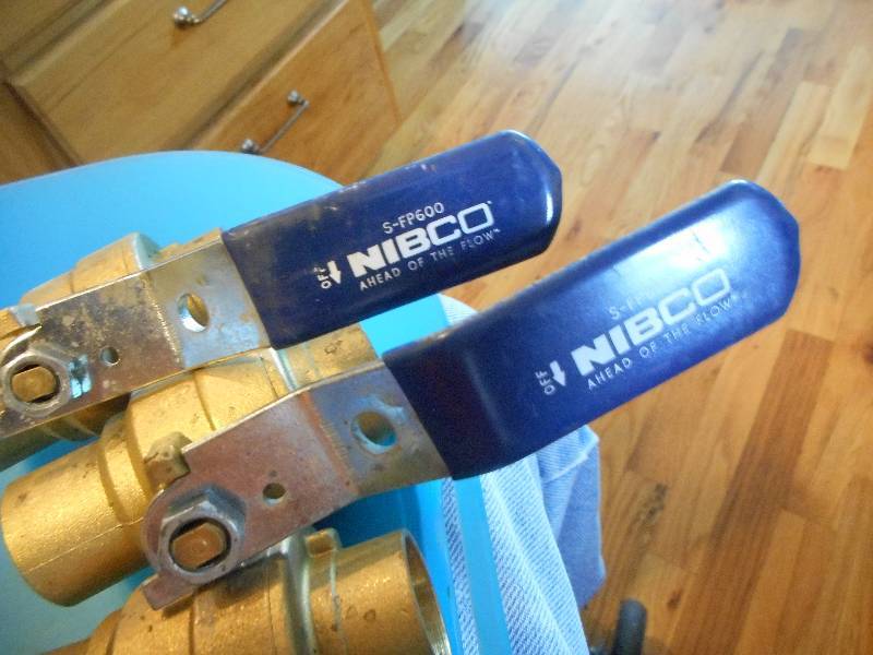 lot 244 image: Nibco Brass Sweat  Ball 1 Valve Lot