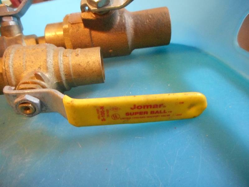 lot 246 image: Apollo  Brass Sweat Ball Valves  Lot of 3