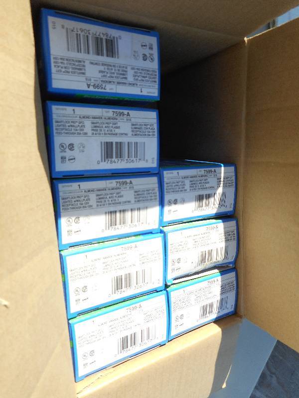 lot 9 image: Leviton Smart Lock Pro Ground Fault Wall Plug in
