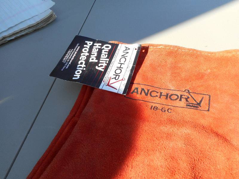 lot 11 image: Anchor Brand Leather Welding Gloves