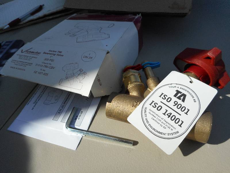 lot 18 image: Victaulic Series 786 Balancing Valve 1