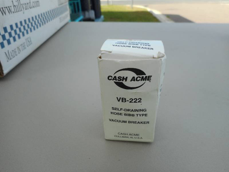 lot 26 image: Cash Acme Vacuum Breakers