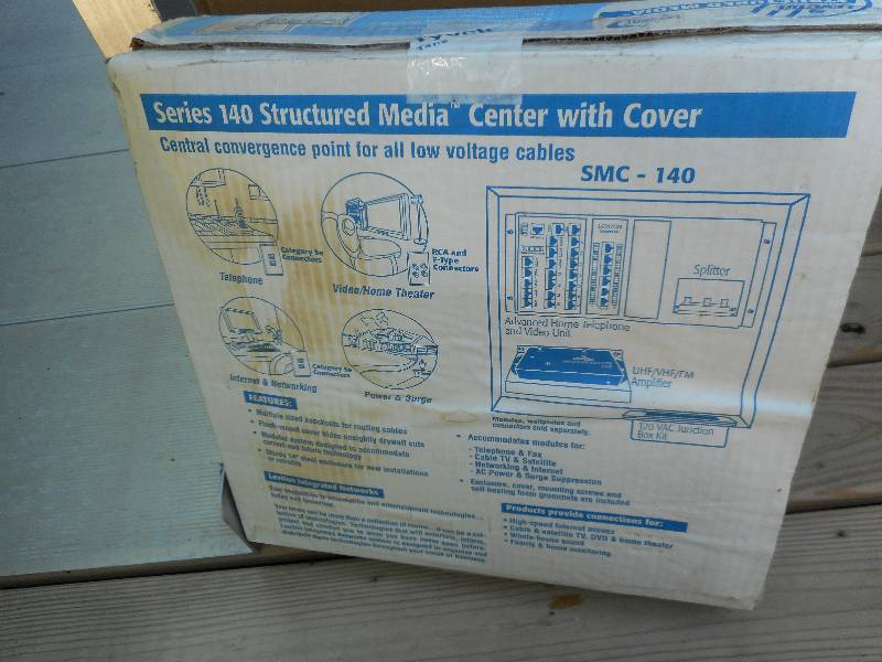 lot 68 image: Leviton Series 140 Media Center with Cover