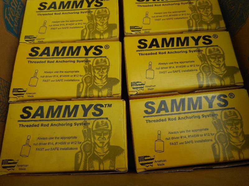 lot 74 image: Sammys Threaded Rod Anchor