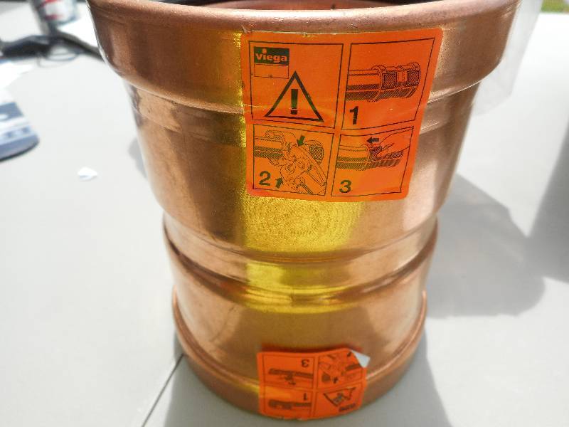 lot 78 image: Viega Pro Press 4 Copper XL-C Couping #20738