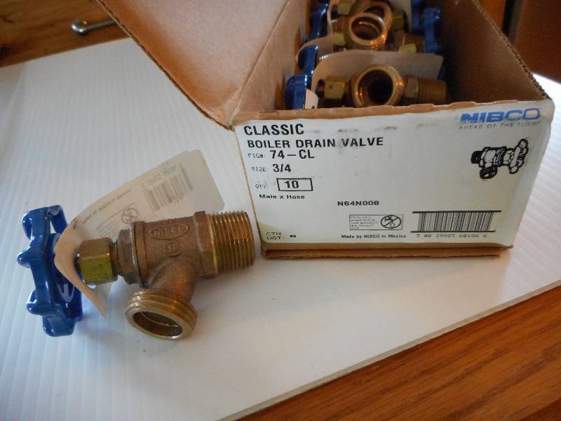 lot 89 image: Nibco Classic Boiler Drain Valve