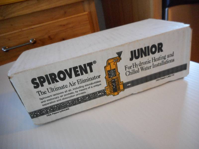 lot 92 image: Spirovent Junior The Ultimate Air Eliminator