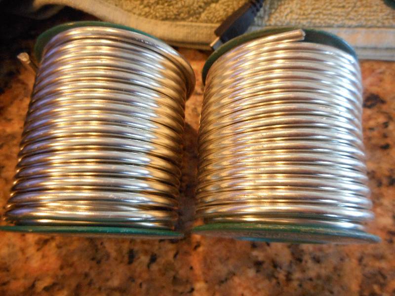 lot 136 image: Canfield 100% Watersafe Solder  1 Pound Roll