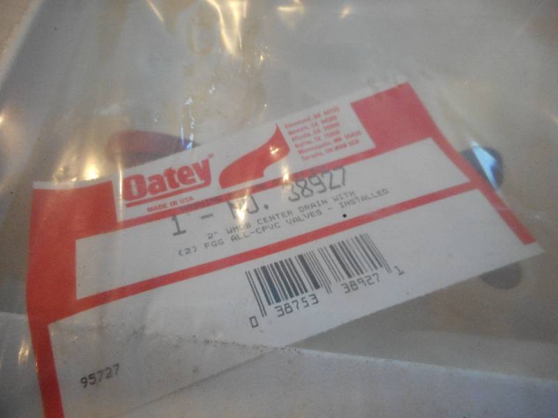 lot 142 image: Oatey Access Panel 2 Center Drain