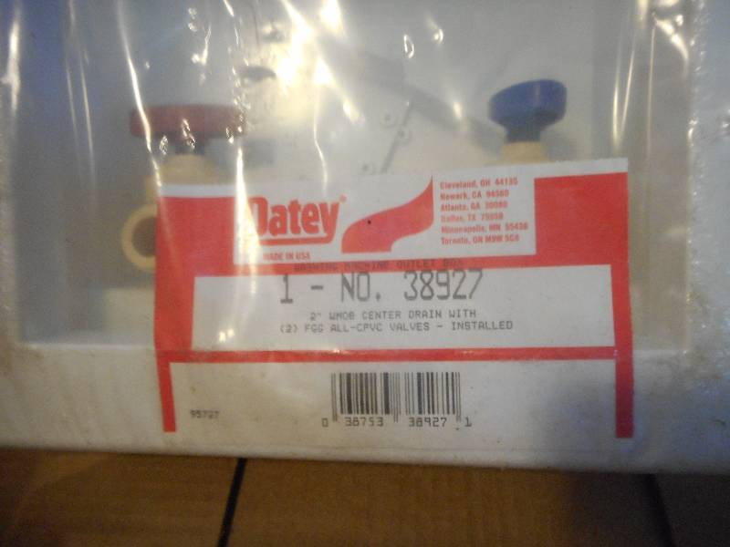 lot 144 image: Oatey Access Panel 2 Center Drain