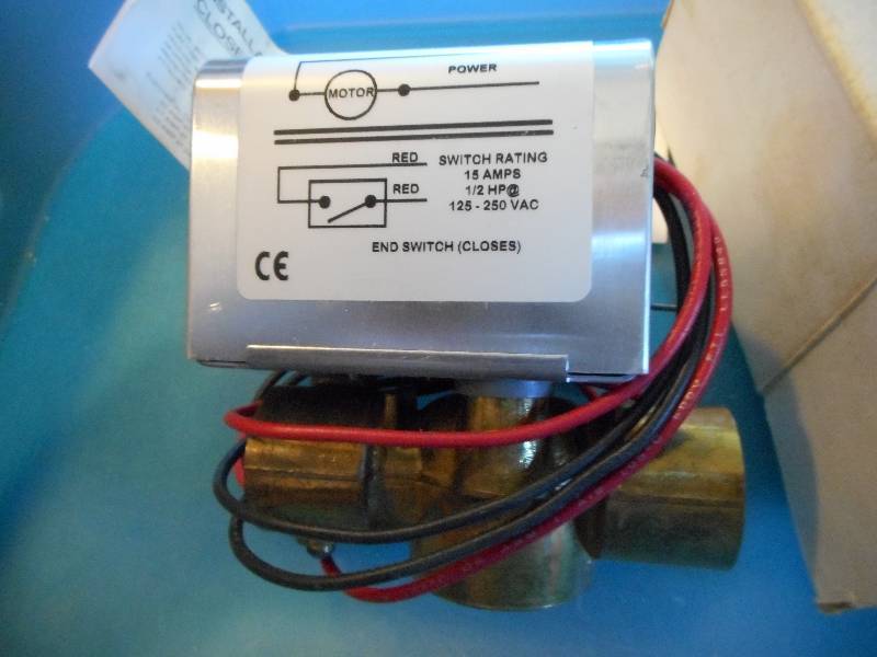 lot 162 image: Erie Motorized 2 way Valve 0672C0307GA01