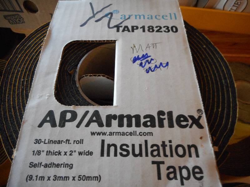 lot 93 image: Armacell APArmaflex Pipe Insulation Tape