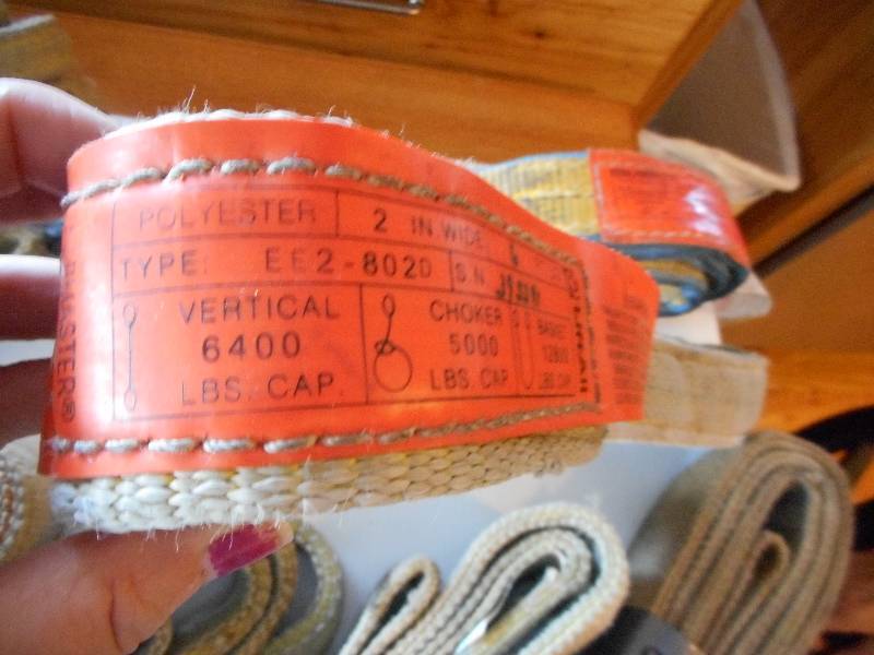 lot 100 image: Equiprite Lifting Straps Chockers