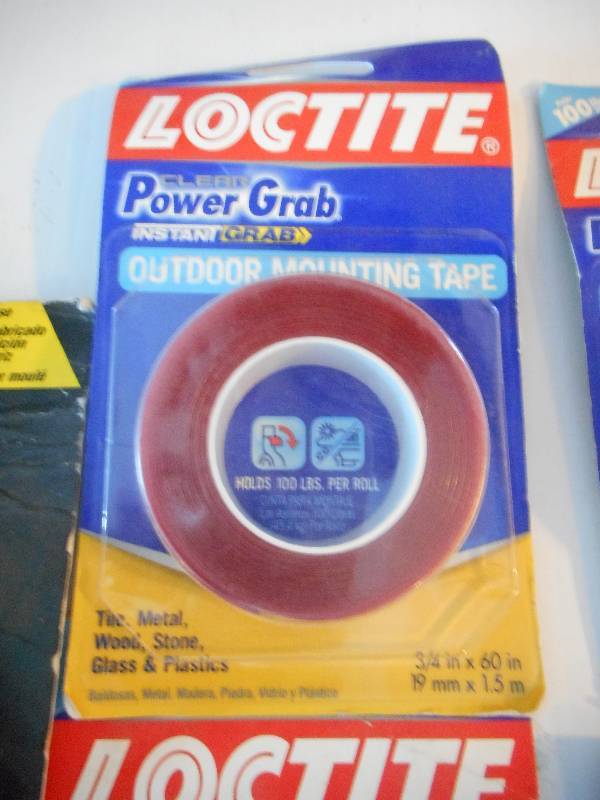 lot 121 image: Starrett Chalk Line & Loctite Power Grab Outdoor Mounting Tape