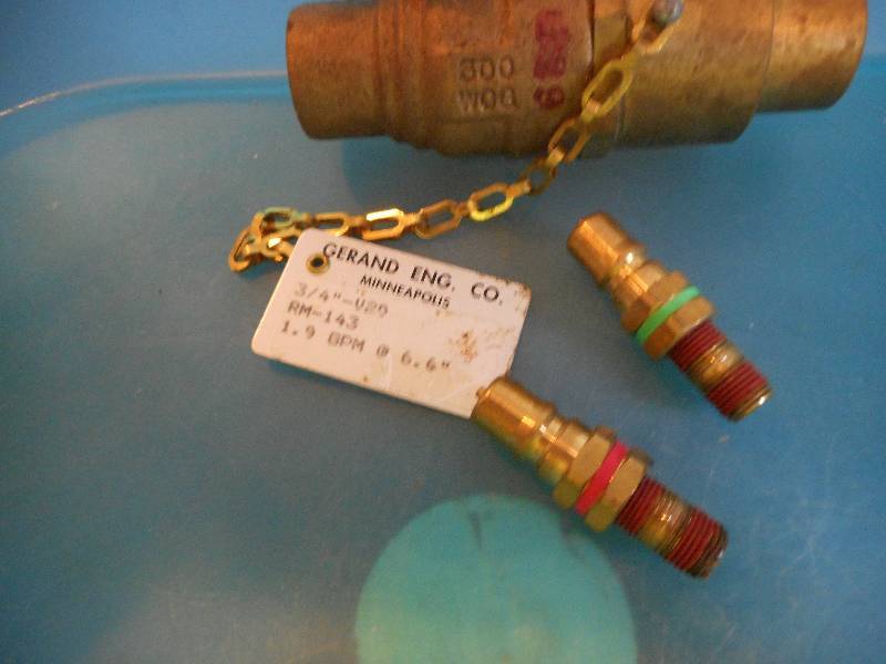 lot 188 image: Gerand Eng. Co. Minneapolis 34-V29  Sweat Test Valve
