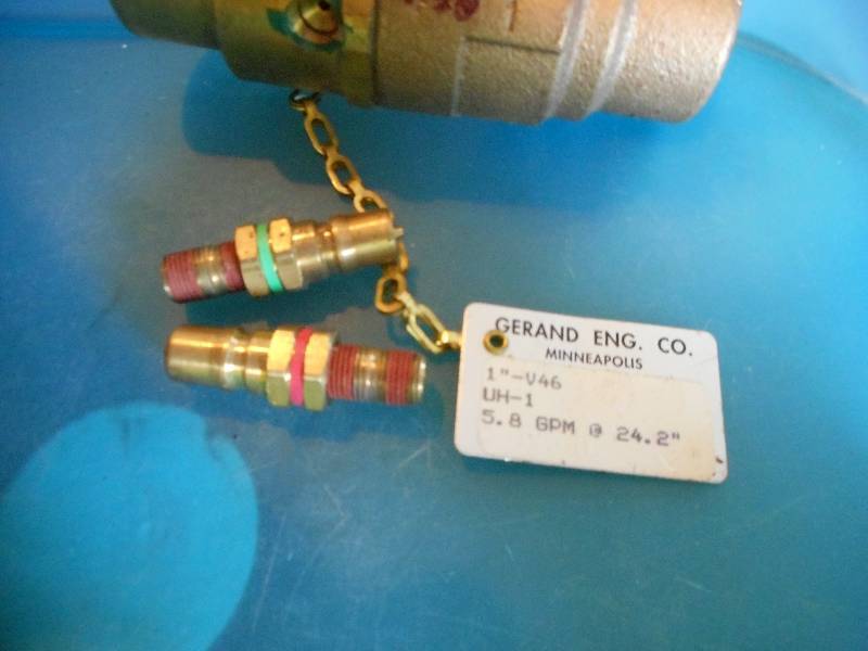 lot 191 image: Gerand Eng. Co. Minneapolis 1-V46 Sweat Test Valve