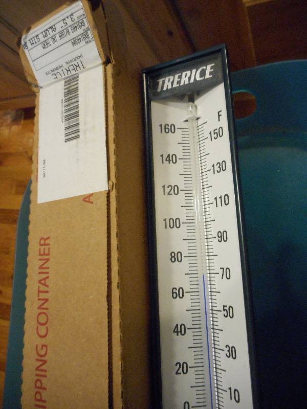 lot 202 image: Trerice Industrial Thermometer BX9140304 3.5 Alum Stm Adjustable