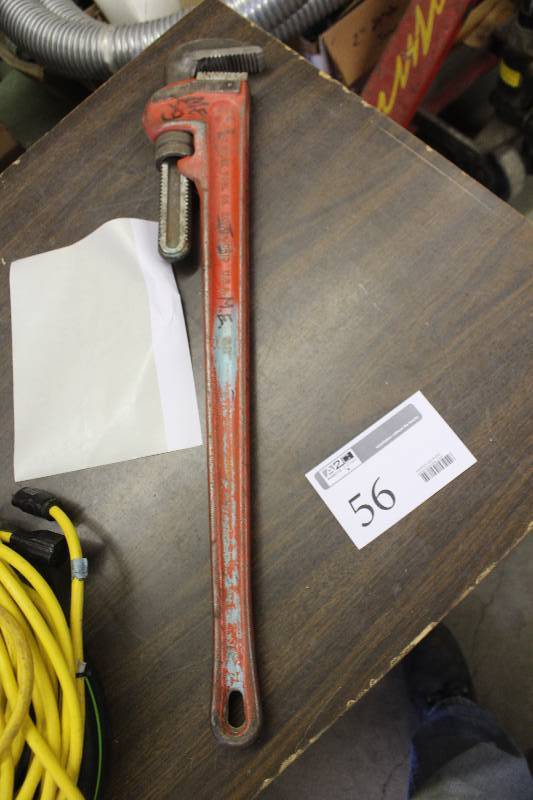 lot 56 image: Ridge Tool 36in. Pipe Wrench