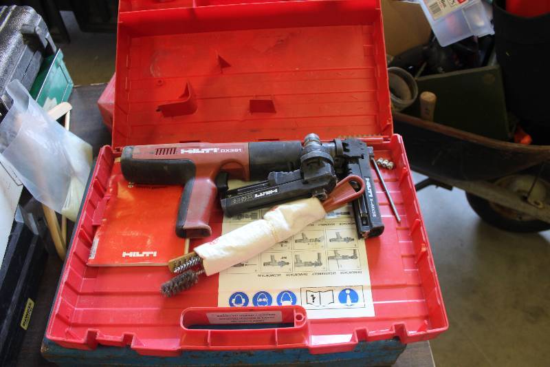 lot 78 image: Hilti DX351 Powder Actuated Fastener w Case
