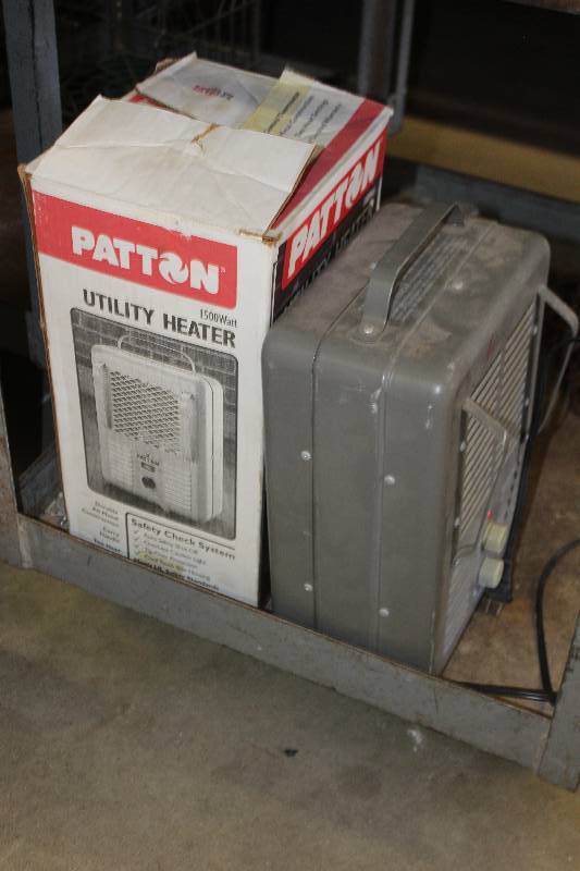 lot 99 image: Lot of (2) Utility Space Heaters