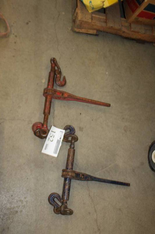 lot 152 image: Lot of (2) Lift Bars w Hooks