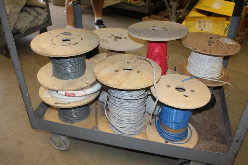 lot 154 image: Various Spools Of Wire