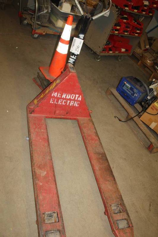 lot 256 image: Mobile Pallet Truck Hand Pallet Truck