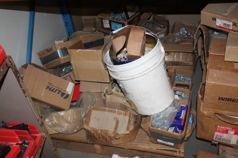 lot 269 image: Pallet Lot of Bolts, Nuts, Screws, Fasteners