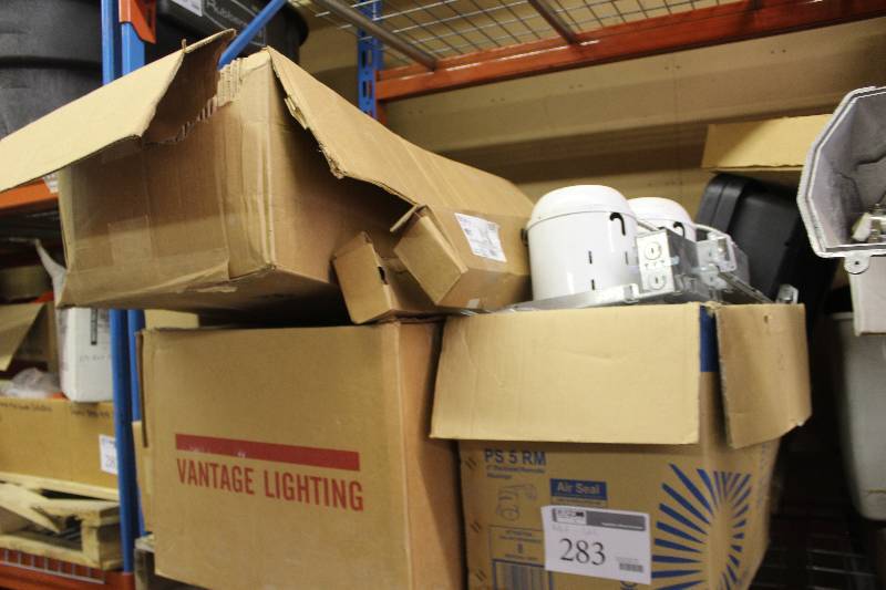 lot 283 image: Pallet Lot of Lighting, Exit Lighting, And More