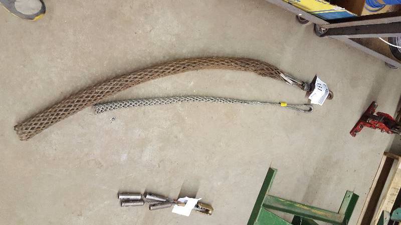 lot 331 image: Lot of (2) Wire Pulling Metal Socks