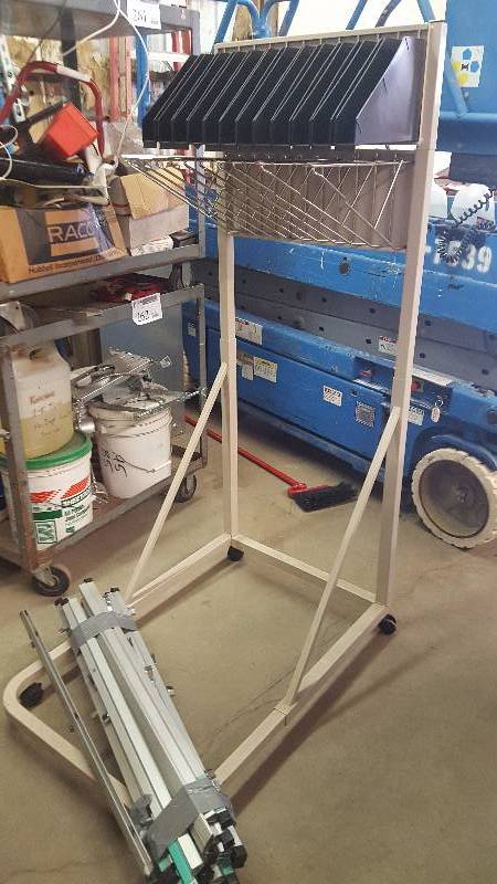 lot 327 image: Blue Print Storage Rack