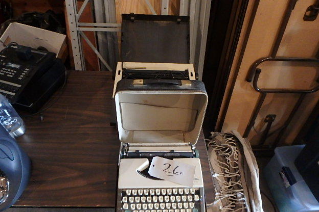 lot 26 image: 2 Antique Typewriters